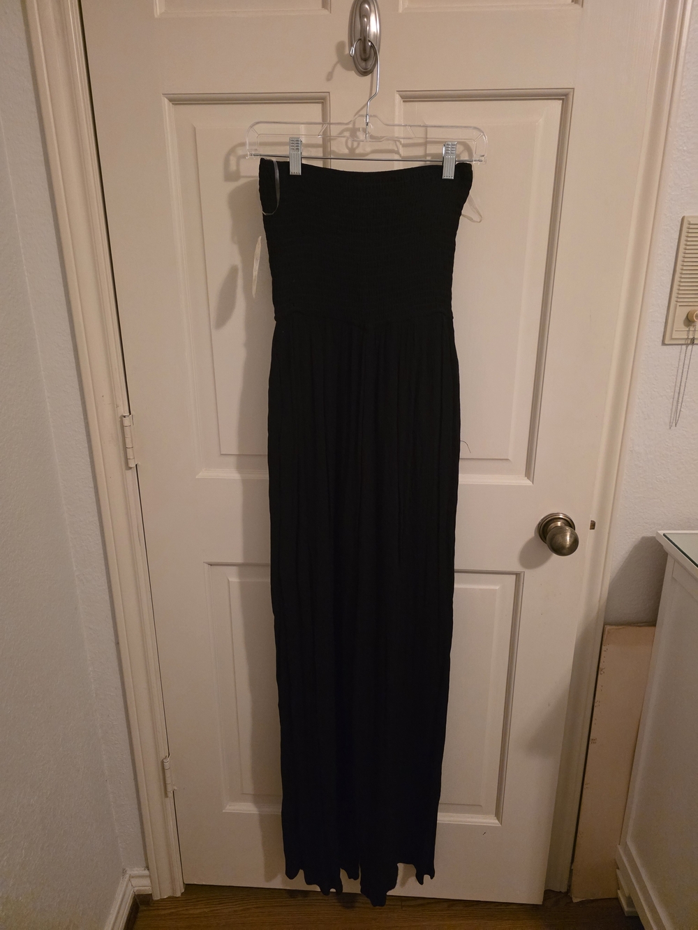 Altar'd State Strapless Black Romper - Size Medium
